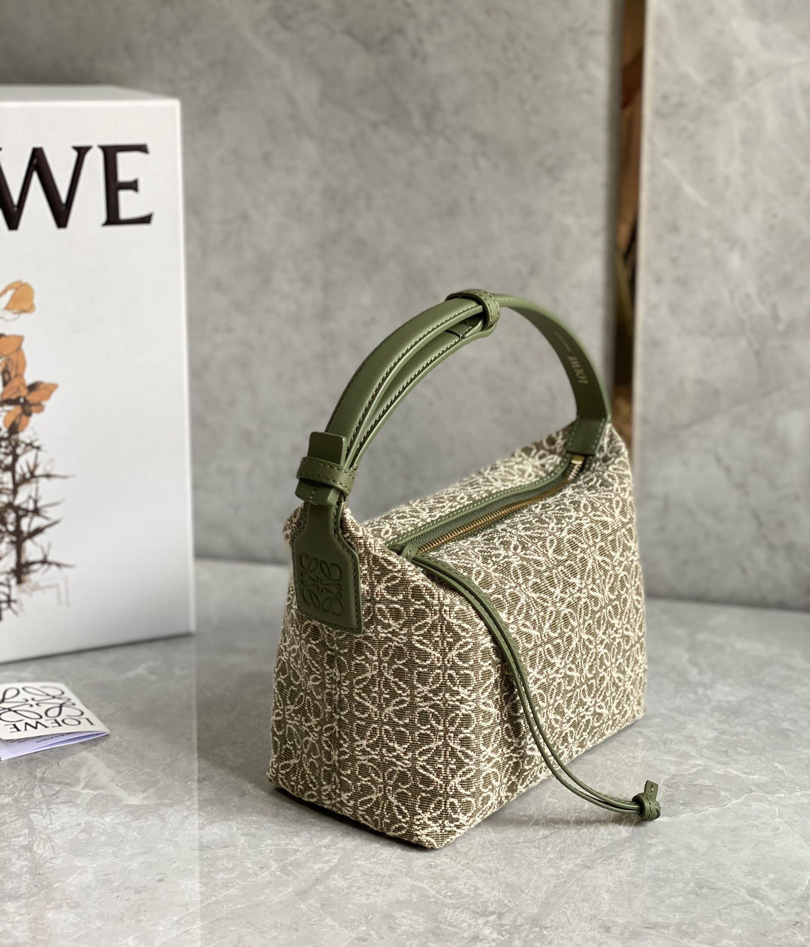Loewe Cubi Embroidered Underarm Bag 0559