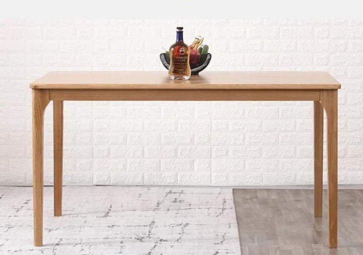 JAKIRA Japanese Nordic Scandinavian Solid Wood Dining Table and Chair