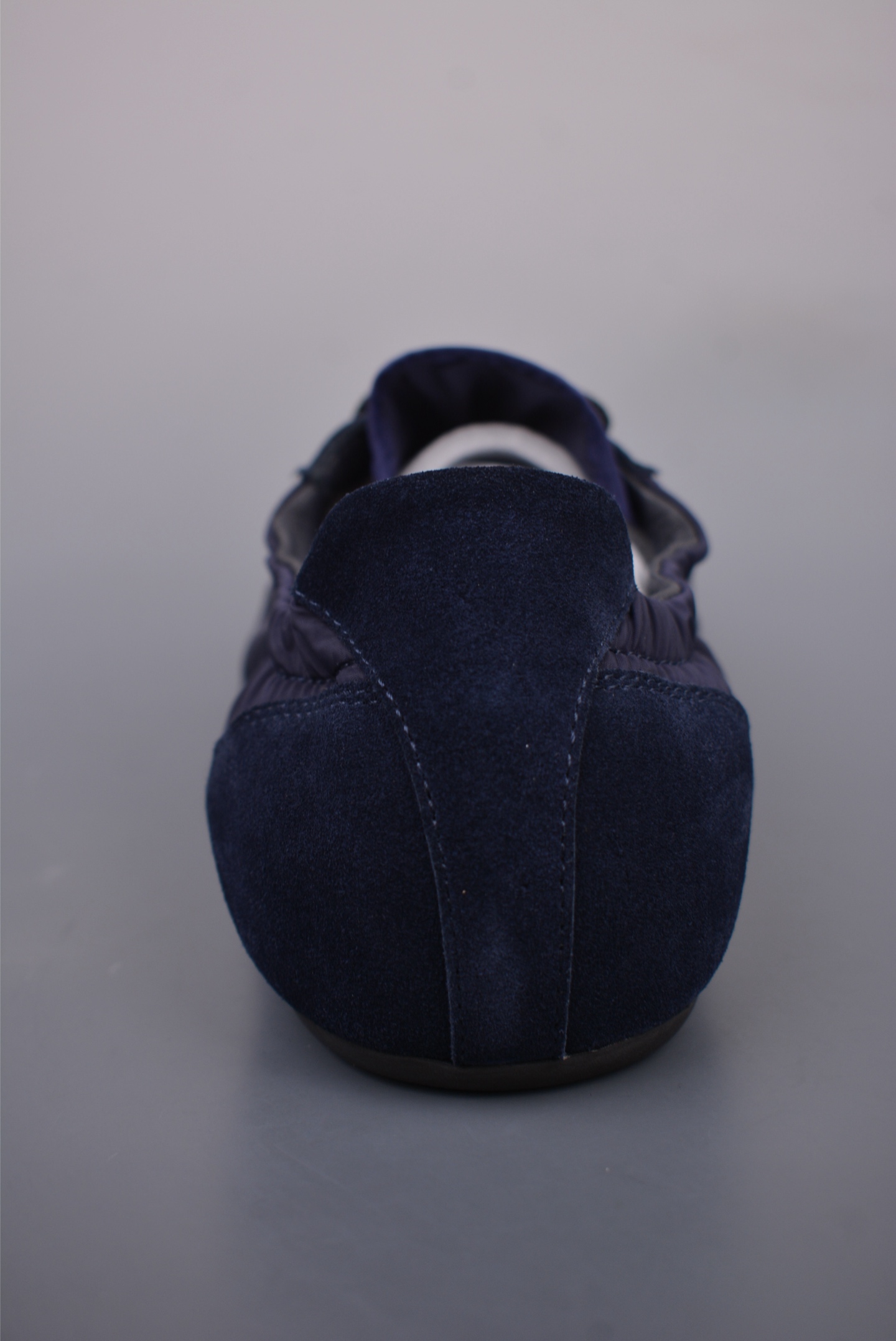 Prada Spring/Summer Show Thin-soled Dexter Shoes Navy Blue