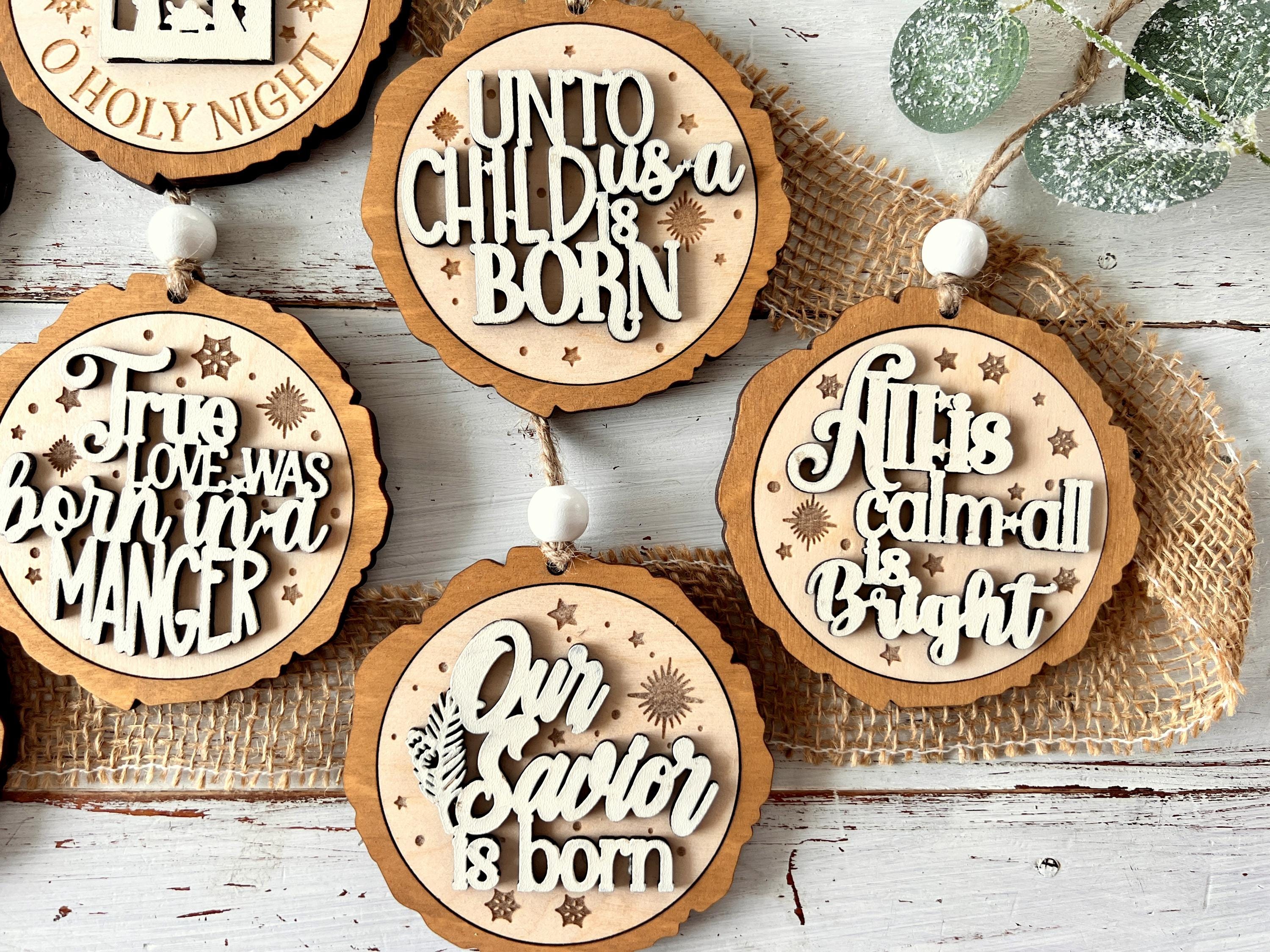 Nativity Ornaments Set(All of 7)