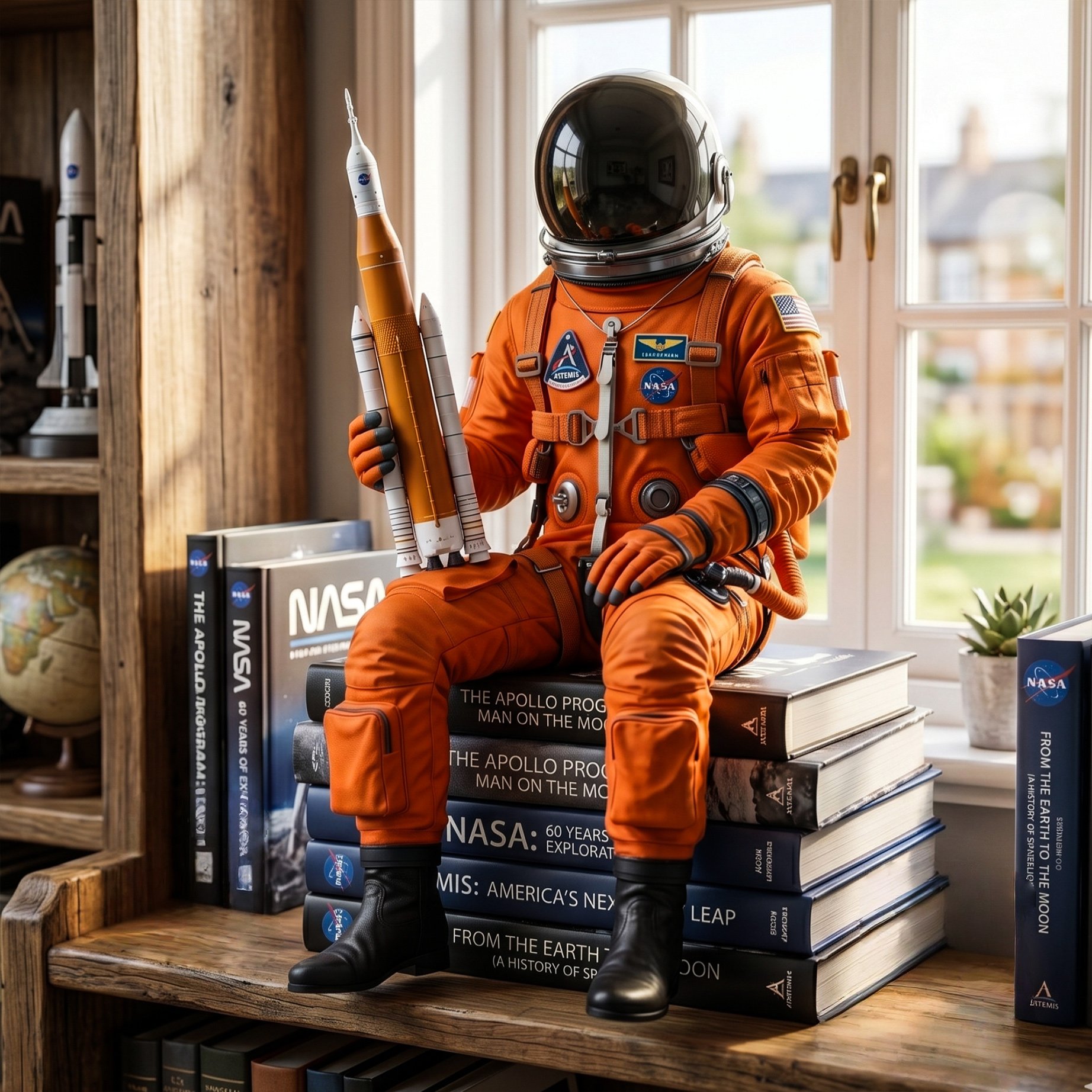 🚀 NASA Artemis II: Commander Figure – Fully Equipped Edition 🌕