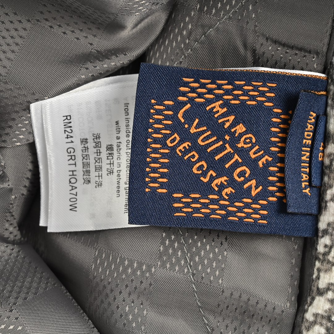 Louis Vuitton 24Fw diamond collarless jacket