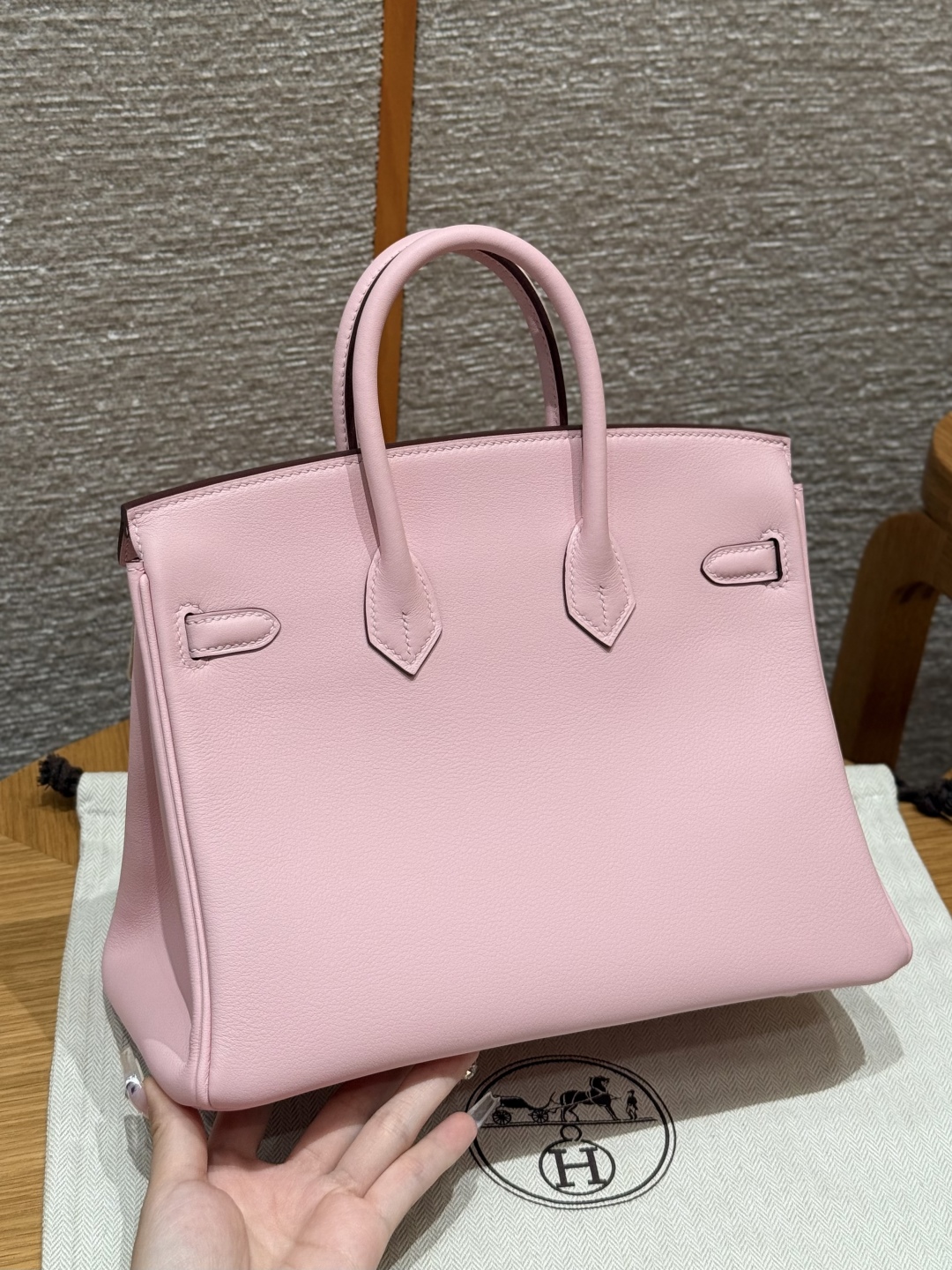 Hermes Birkin 3QRose Sakura Handbag (Handmade to Order)