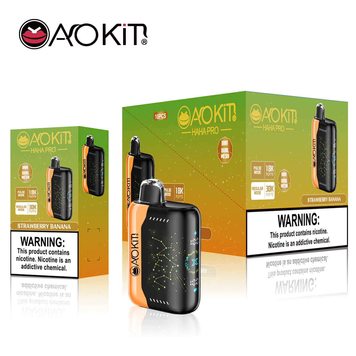30000 Puffs HaHa Pro - Star Sky Curved Screen