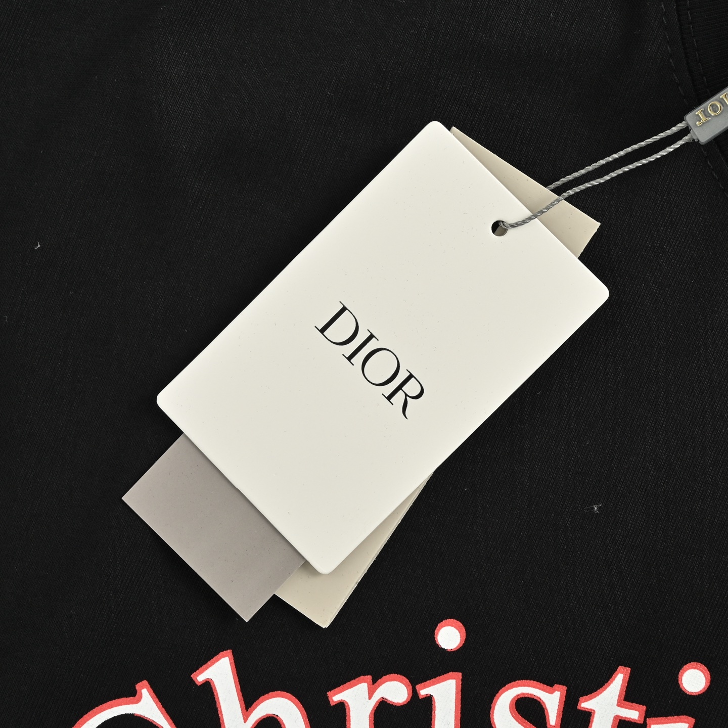 Dior 25ss lettering print short-sleeve