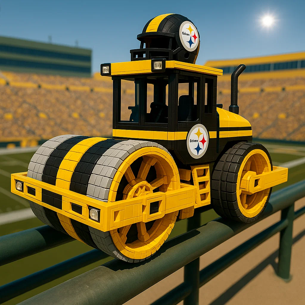 Football Team Roller Building Blocks