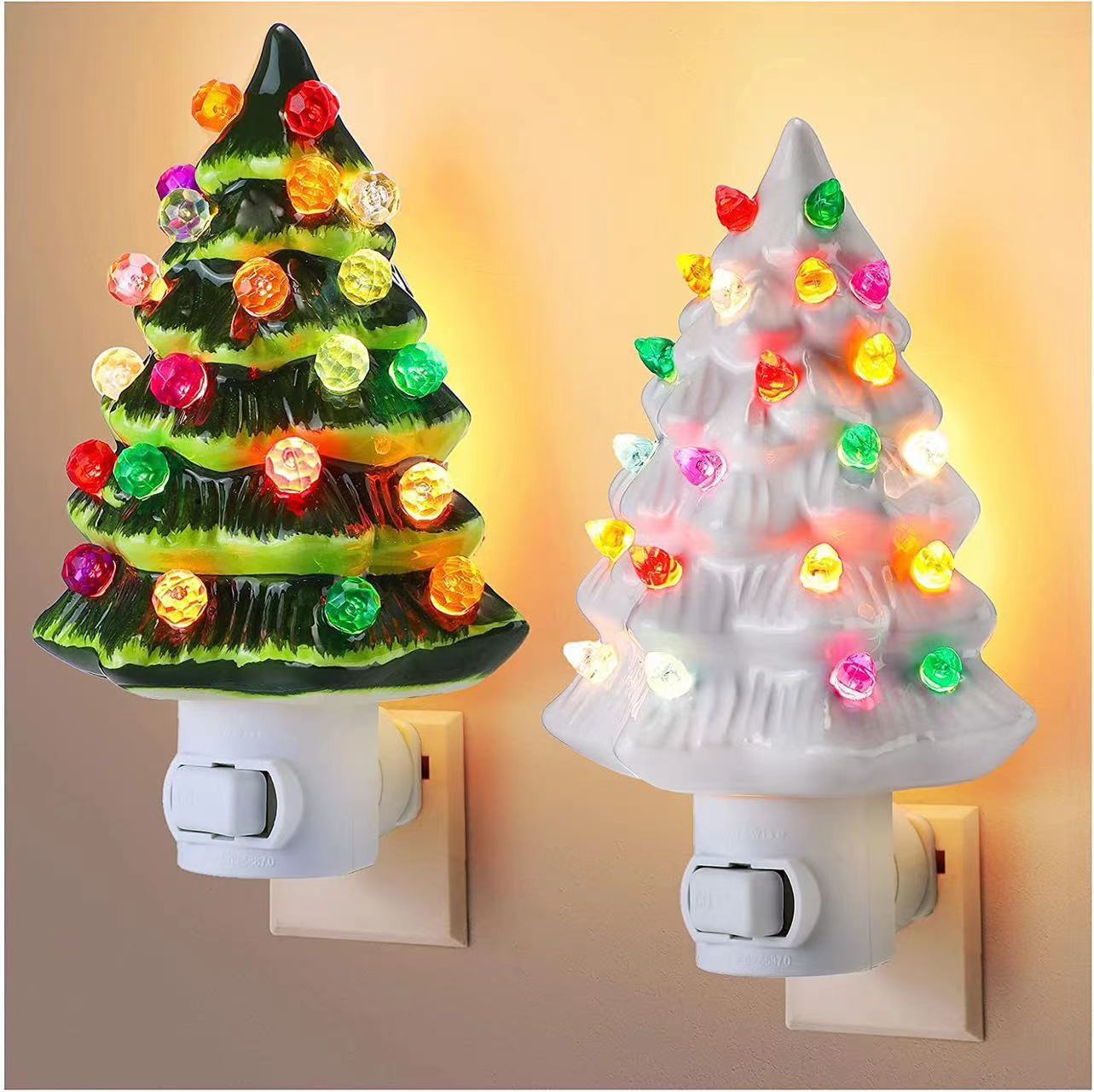 🎄Early Christmas Sale 49% OFF🎄Handmade Ceramic Christmas Tree Night Light