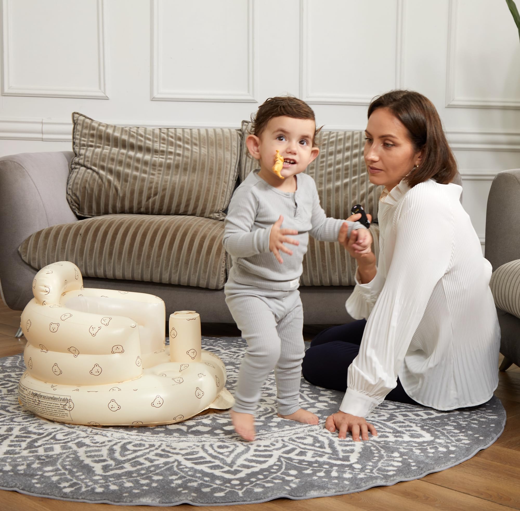 🔥Last Day 50% OFF🔥Built in Air Pump Infant Back Support Sofa Toddler Chair