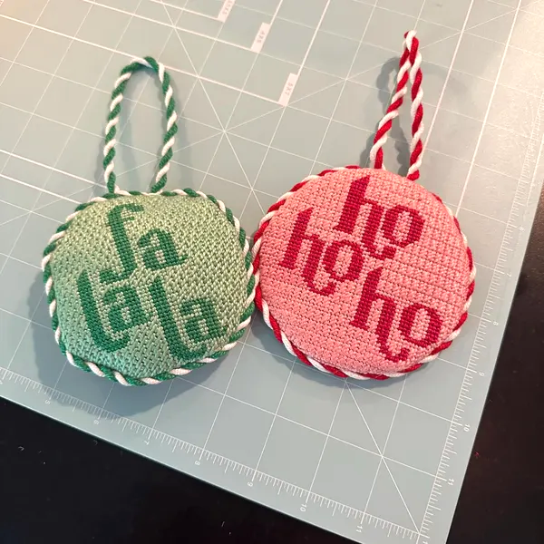 HoHoHo Christmas Needlepoint Canvas