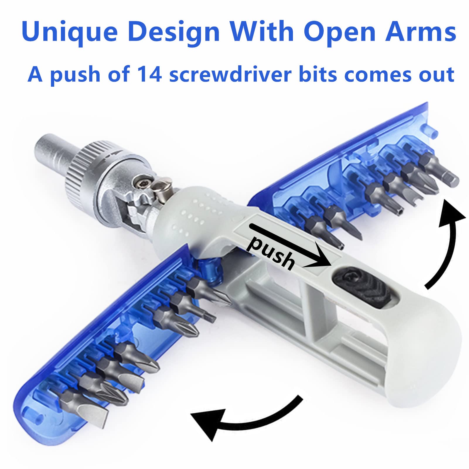 🔥Last Day-[SAVE 50% OFF]-🔩Multifunctional 14 in 1 Ratchet Screwdriver Set-BUY 2 GET 10% OFF & FREE SHIPPING