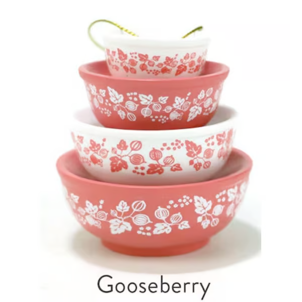 🎅Christmas Hot Sale 70% OFF🔥Miniature Pyrex Bowl Stack Ornament