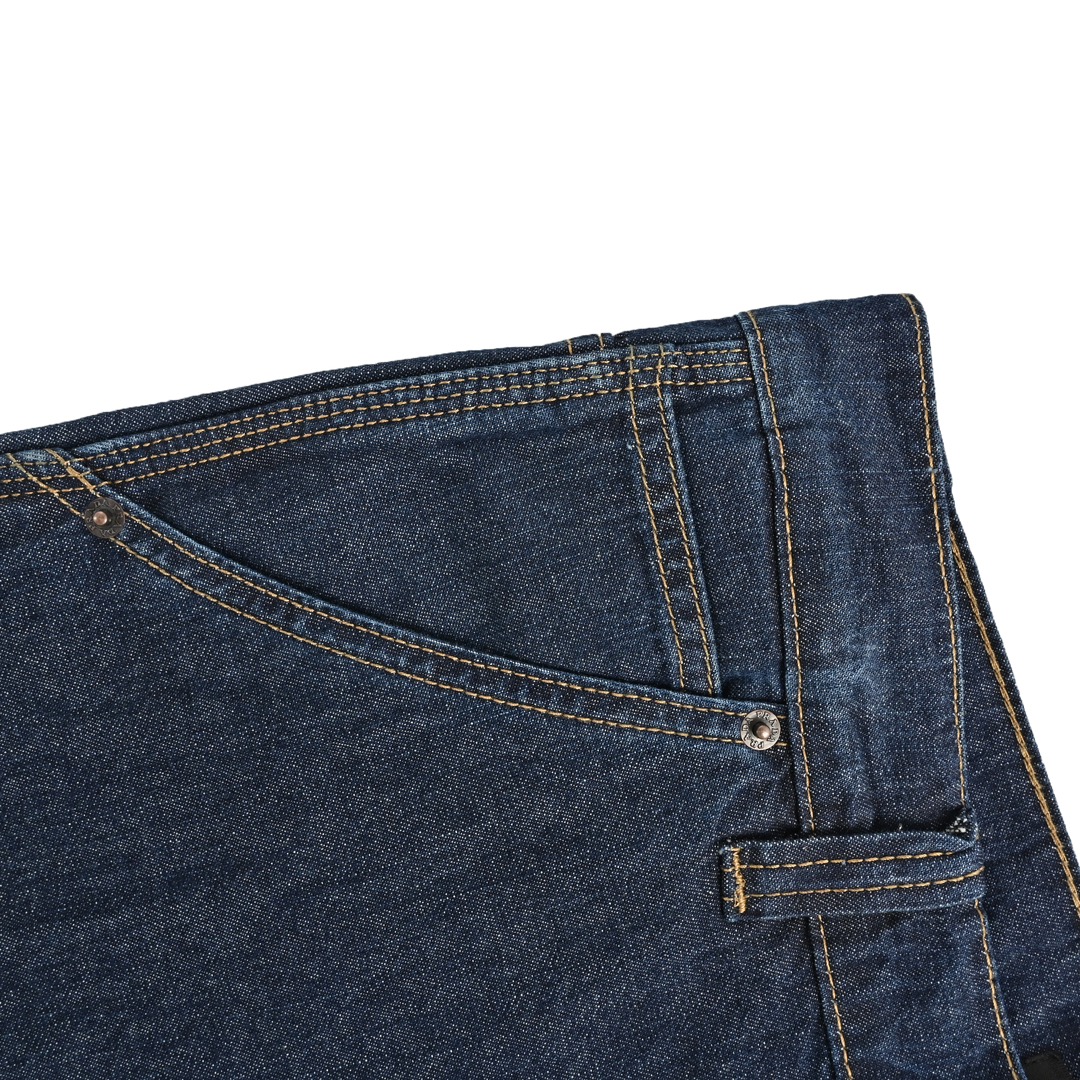 Prada 24ss denim shorts with triangle logo