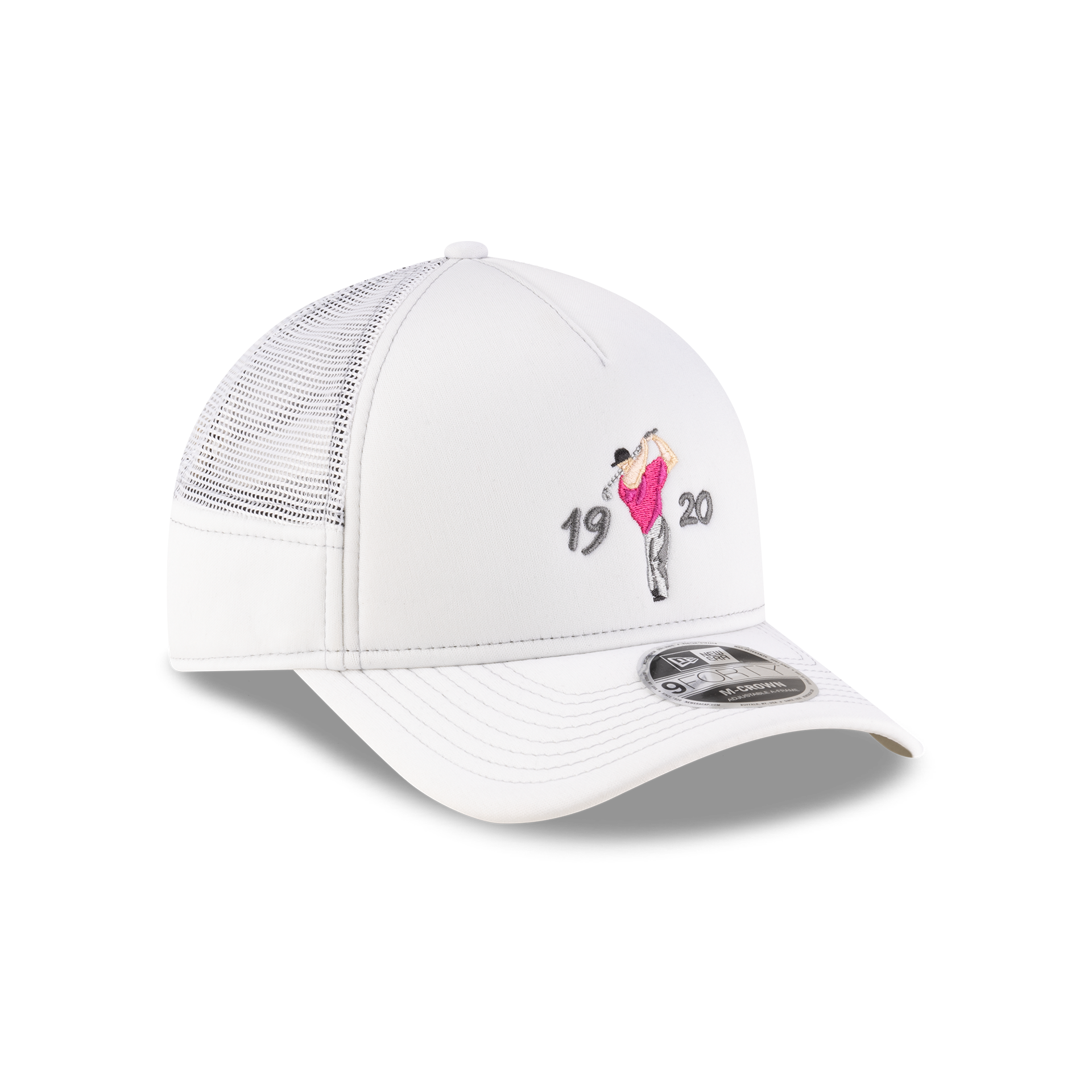 New Era Branded Golf 9FORTY M-Crown A-Frame Trucker Hat
