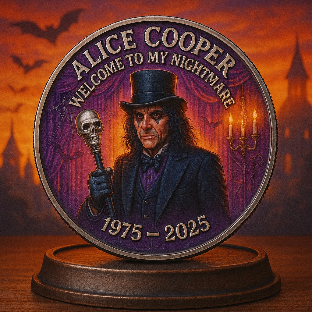 Alice Cooper – Welcome to My Nightmare 50th Anniversary Coin
