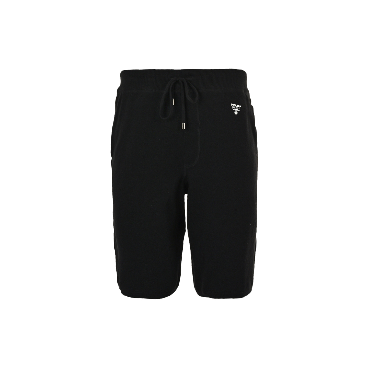 Prada 25ss drawstring shorts with small logo embroidery on back pockets