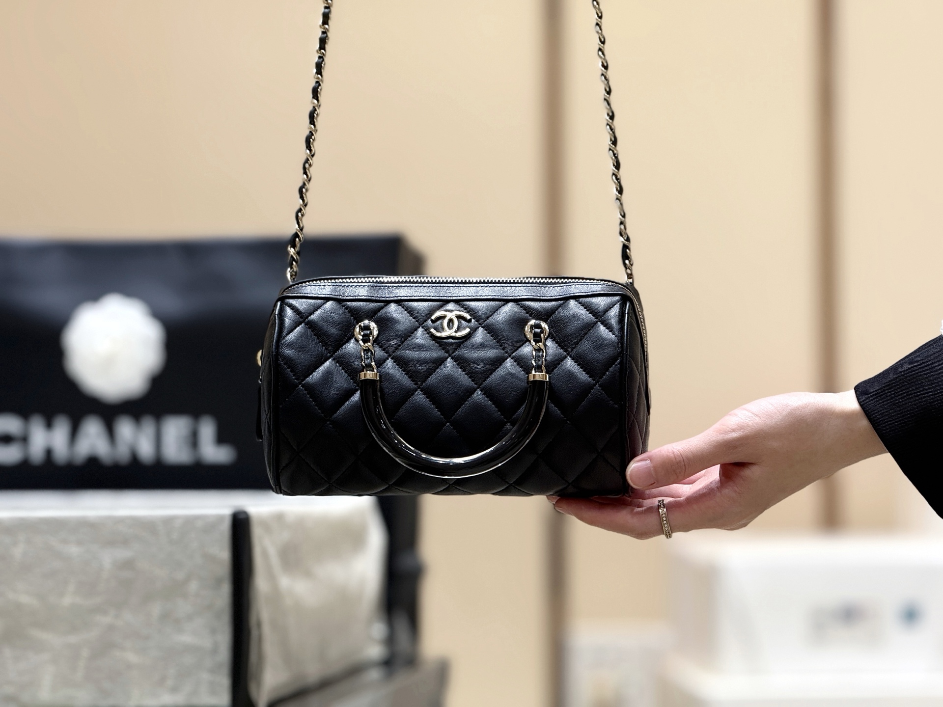 Chanel 25C Early Spring Collection mini Boston bag AP4411 00148