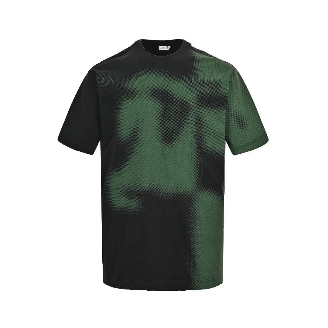 Burberry 24ss summer rendering polka dot warhorse print short sleeves