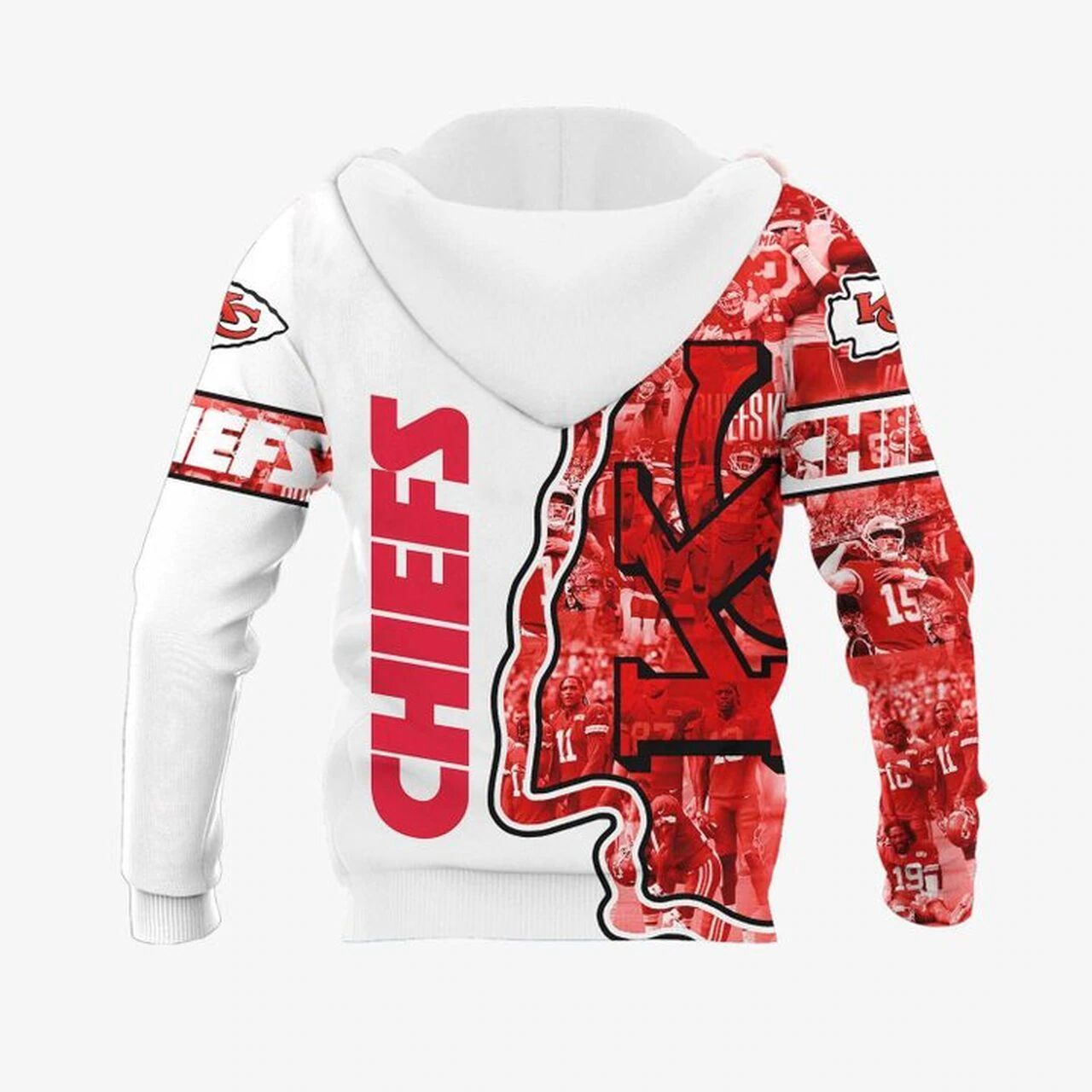 KANSAS CITY CHIEFS 3D HOODIE KKCC017