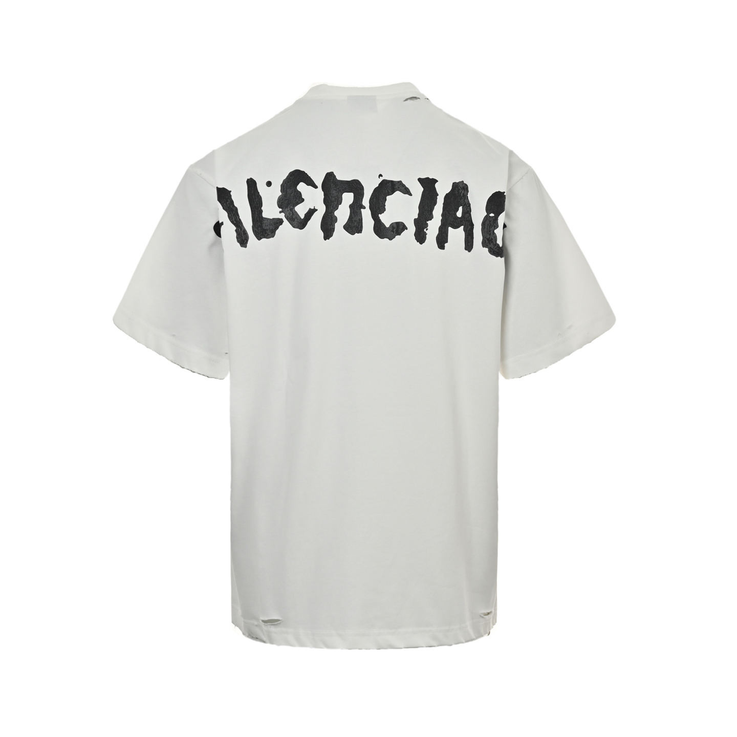 Balenciaga 25ss short sleeve with offset printing on the back