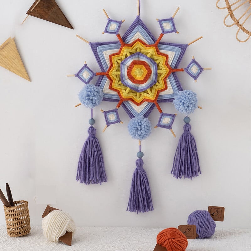 Mandala Hand-Woven Material Package