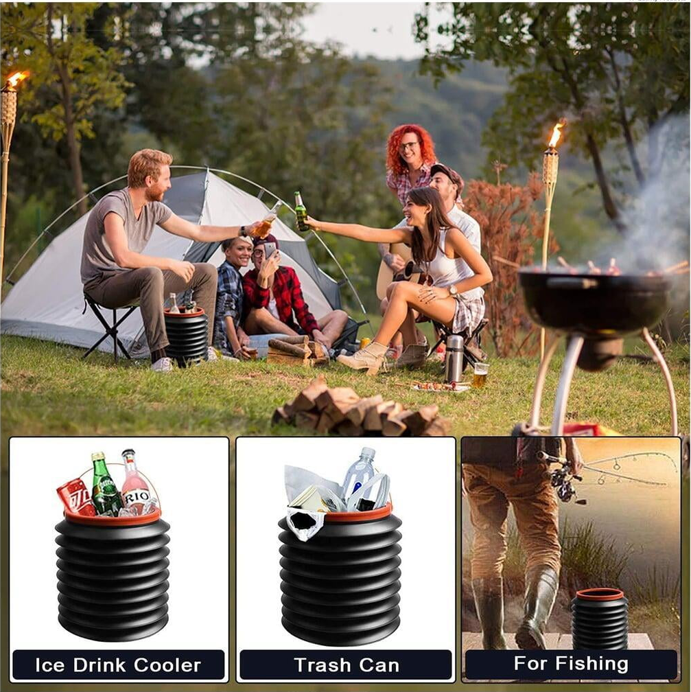 2023 Multipurpose Foldable Car Trash Bin || Hand Bucket Bin