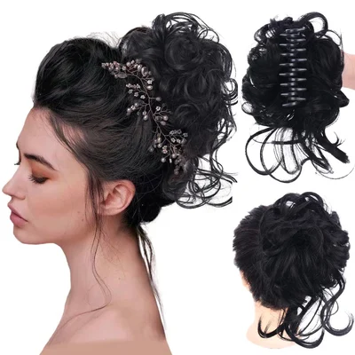 🔥🔥Buy 1 Get 1 Free💖 - Curly Bun Hair Claw Clips