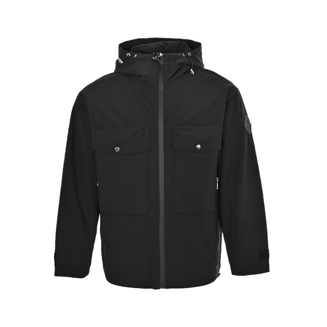 Moncler Double Pocket Light Cotton Hooded Jacket