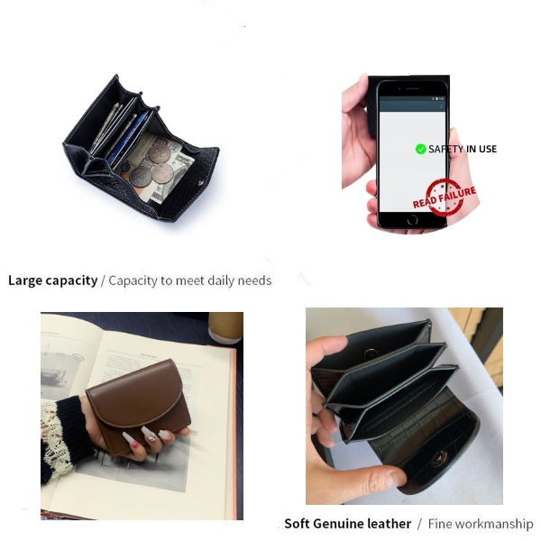 Handmade RFID Soft Leather Purse