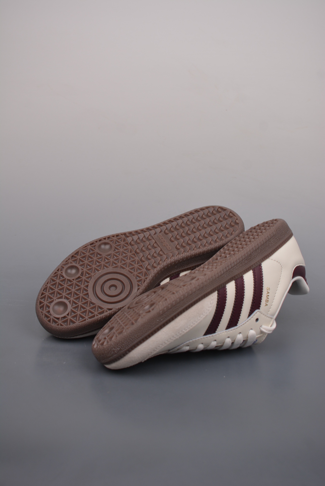 Adidas Samba OG Beige Wine Red  JH8796