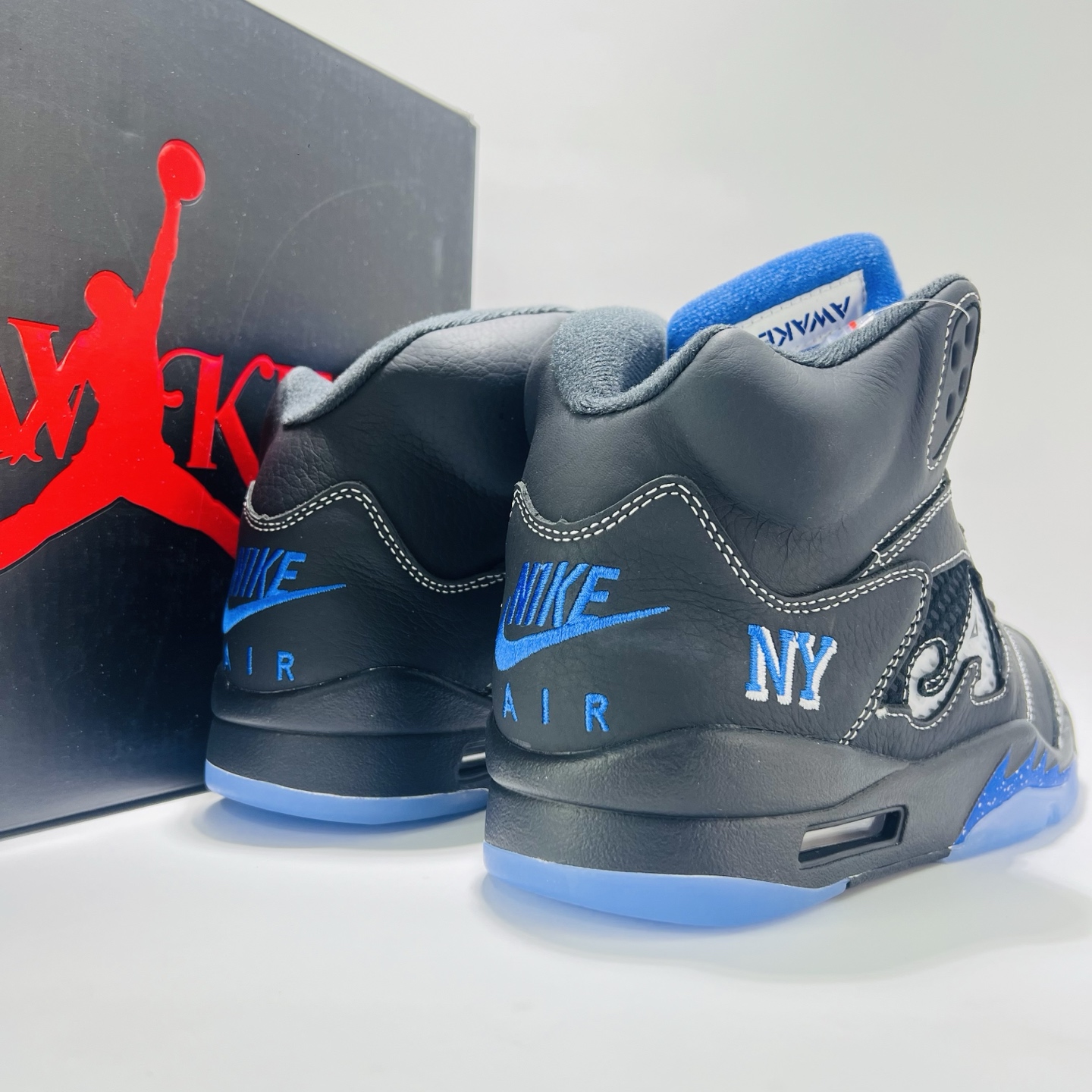 Awake NY x Air Jordan 5 BlackRacer Blue DV4982-004