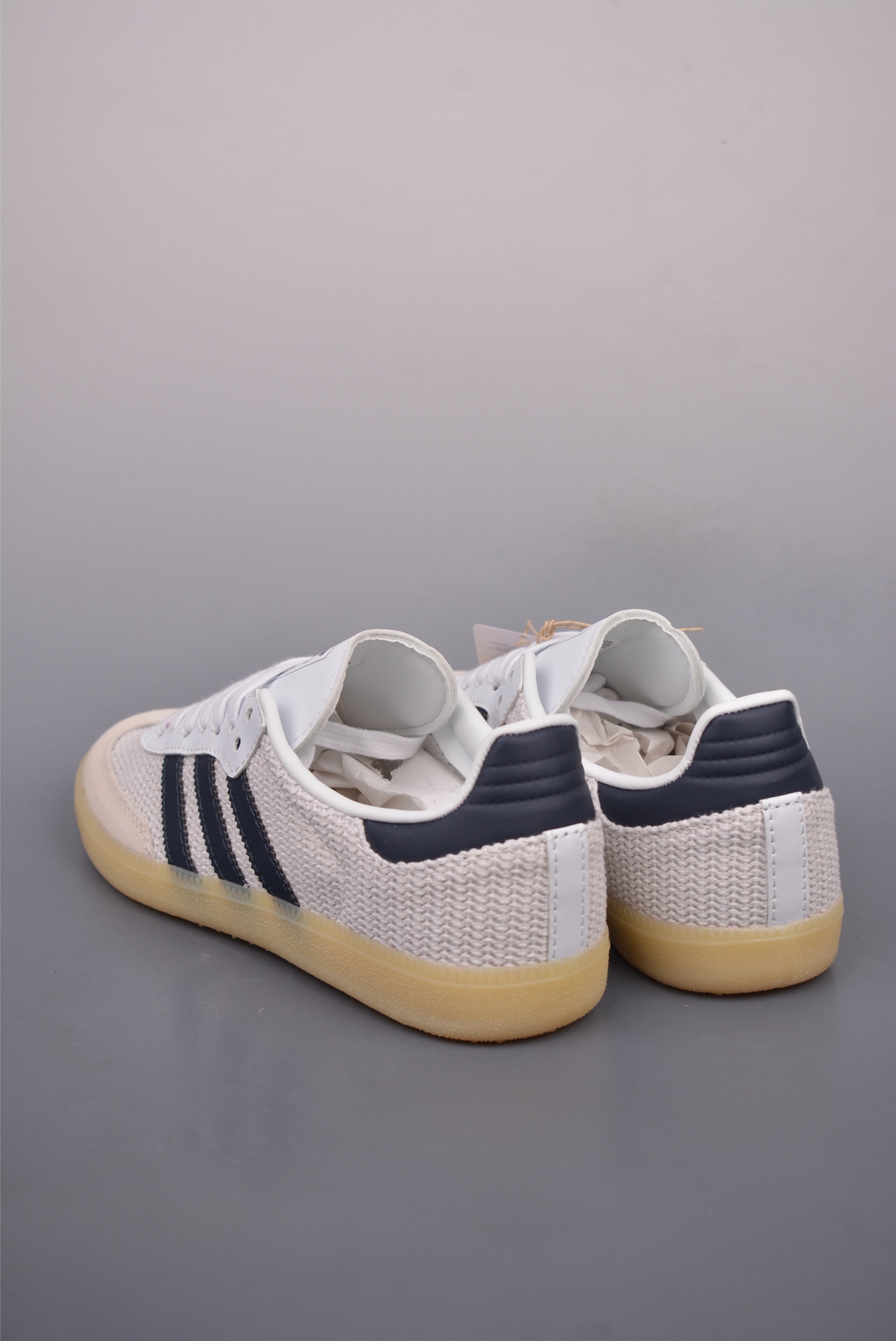Adidas Originals Samba OG woven white and black jelly sole JH5633