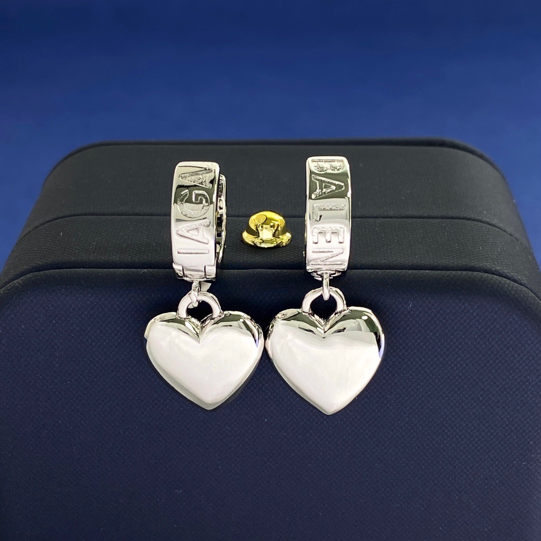 Balenciaga Heart Earrings