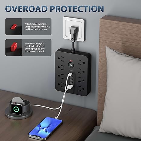 ⚡⚡14 in 1 Multi-function Power Strip