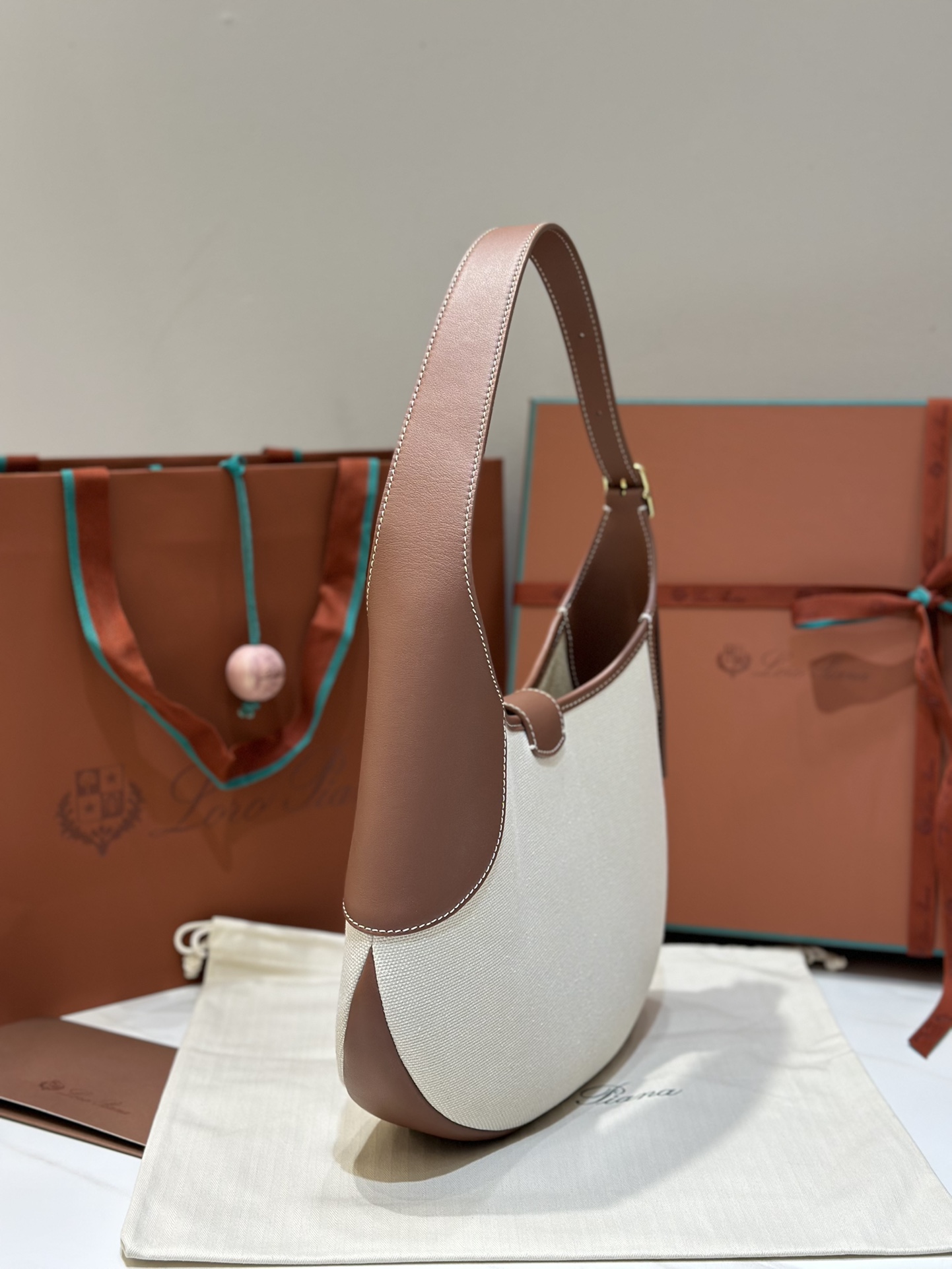 Loro Piana Bobbin Underarm Bag