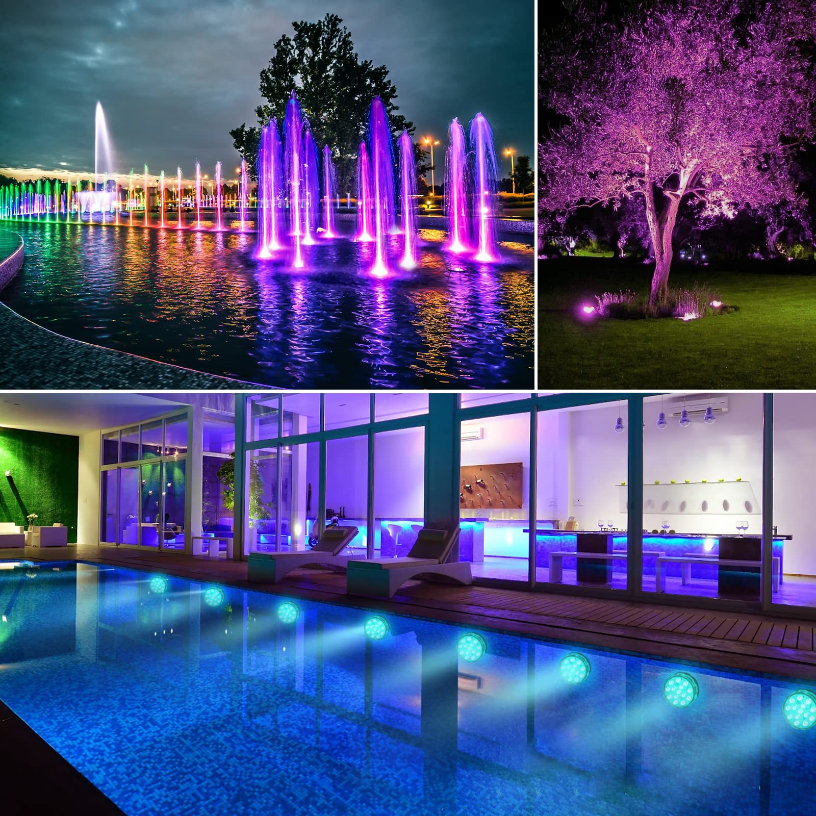 💥ON SALE💥LED remote control swimming pool, party atmosphere lights✨✨✨✨