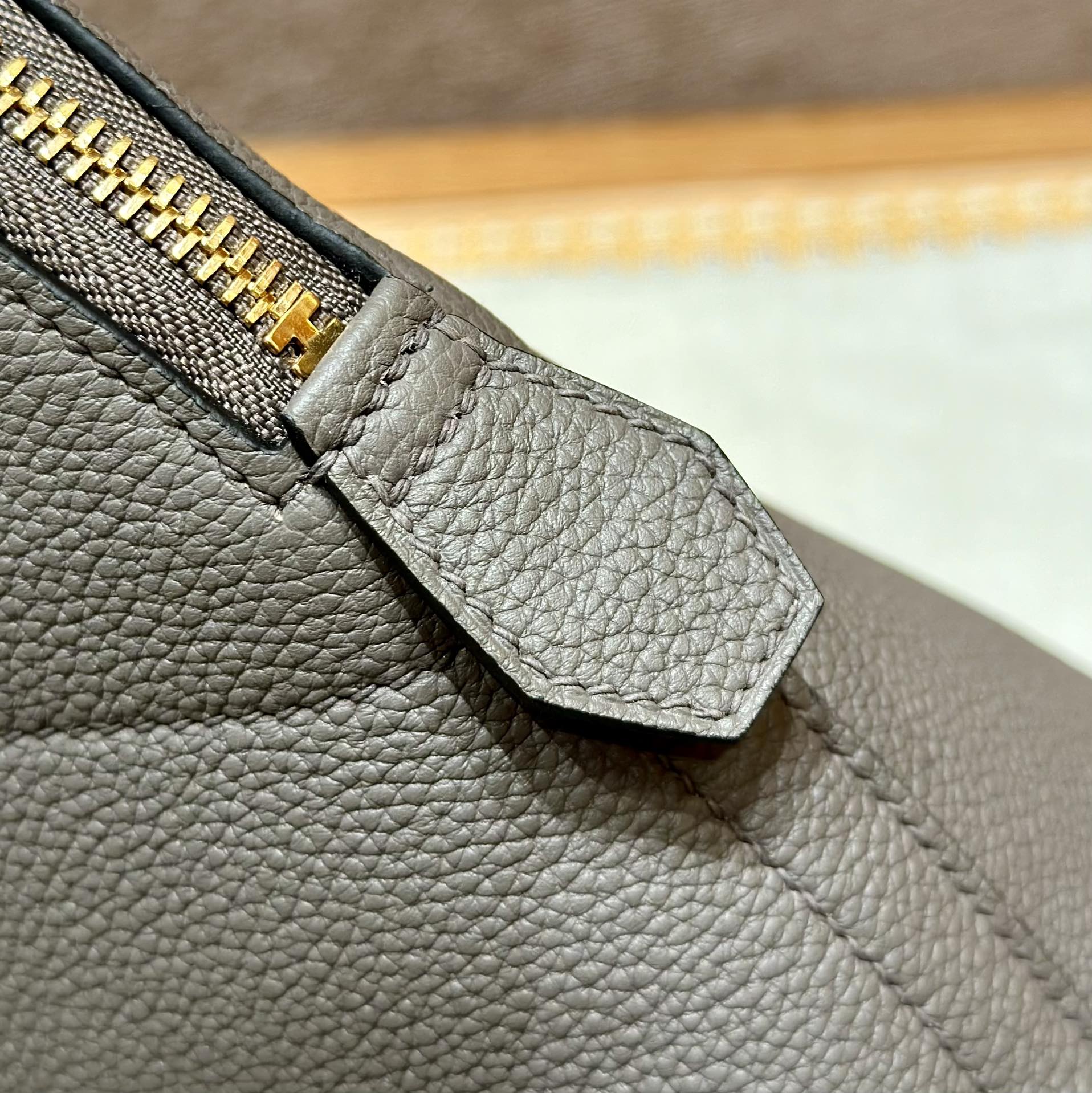 Hermès Bolide 0LGris Meyer Handbag (Handmade to Order)