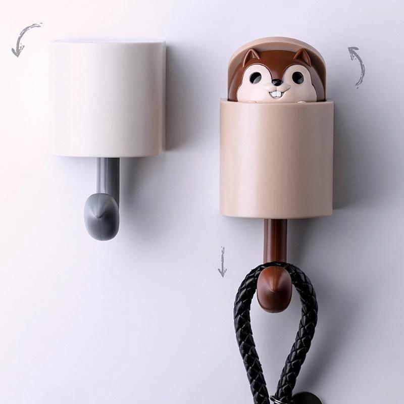 Cute Creative Squirrel Hook