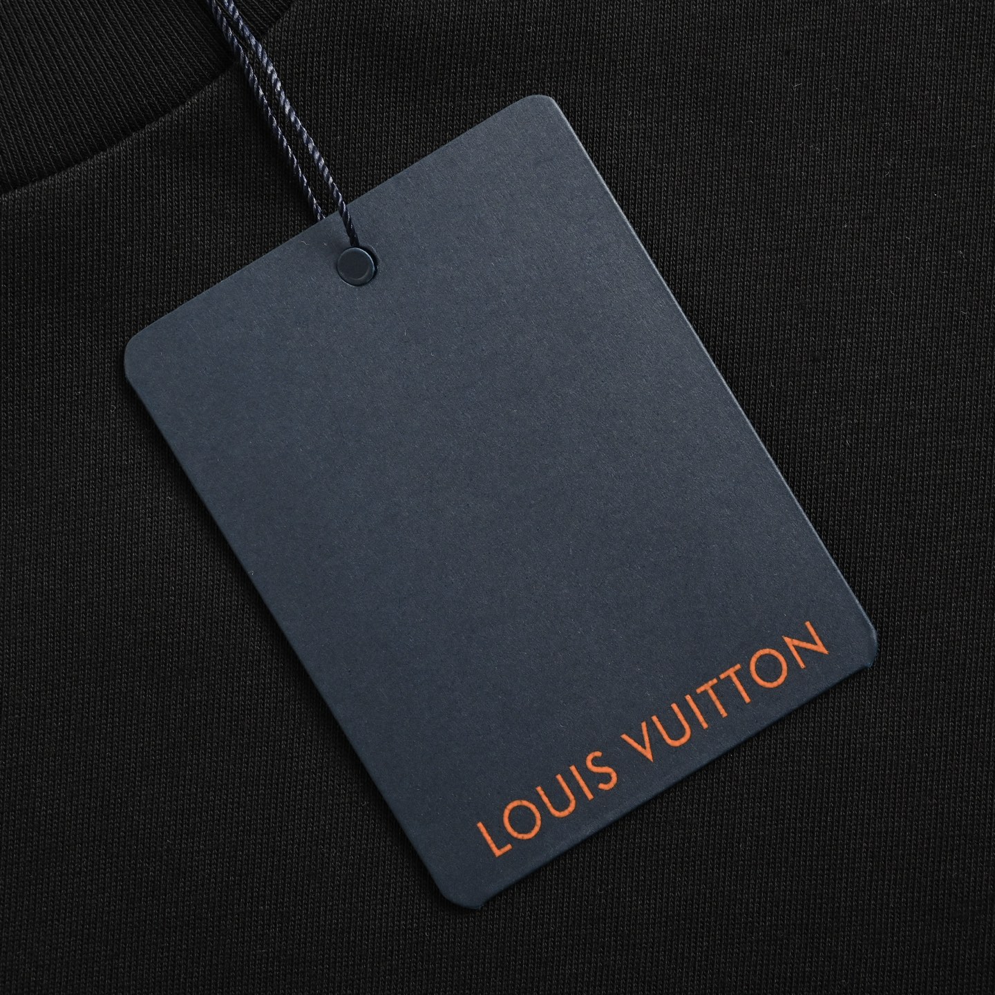 Louis Vuitton 25ss hemp rope lettering embroidered short sleeve