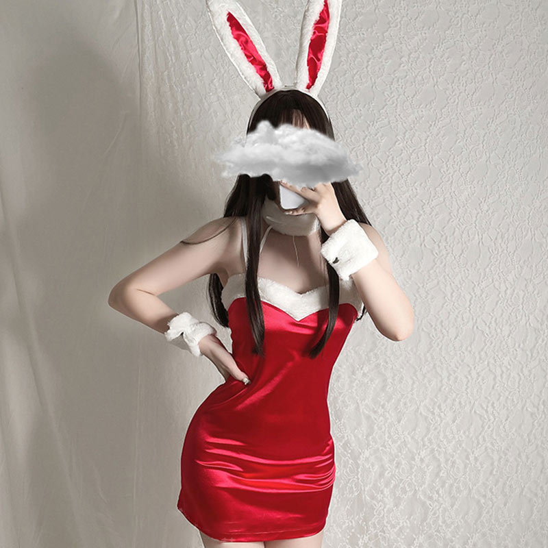 Bunny Girl Slip Dress Nightdress Lingerie Set