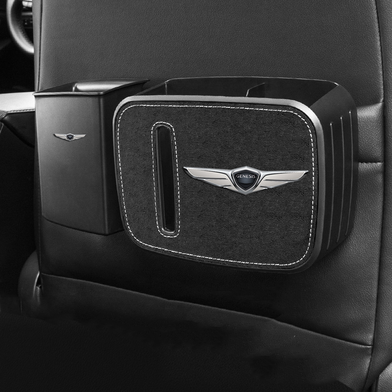 Car Multi-Compartment Garbage Storage Box