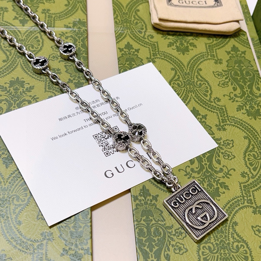 Gucci Anger Forest Series Double G New Square Brand
