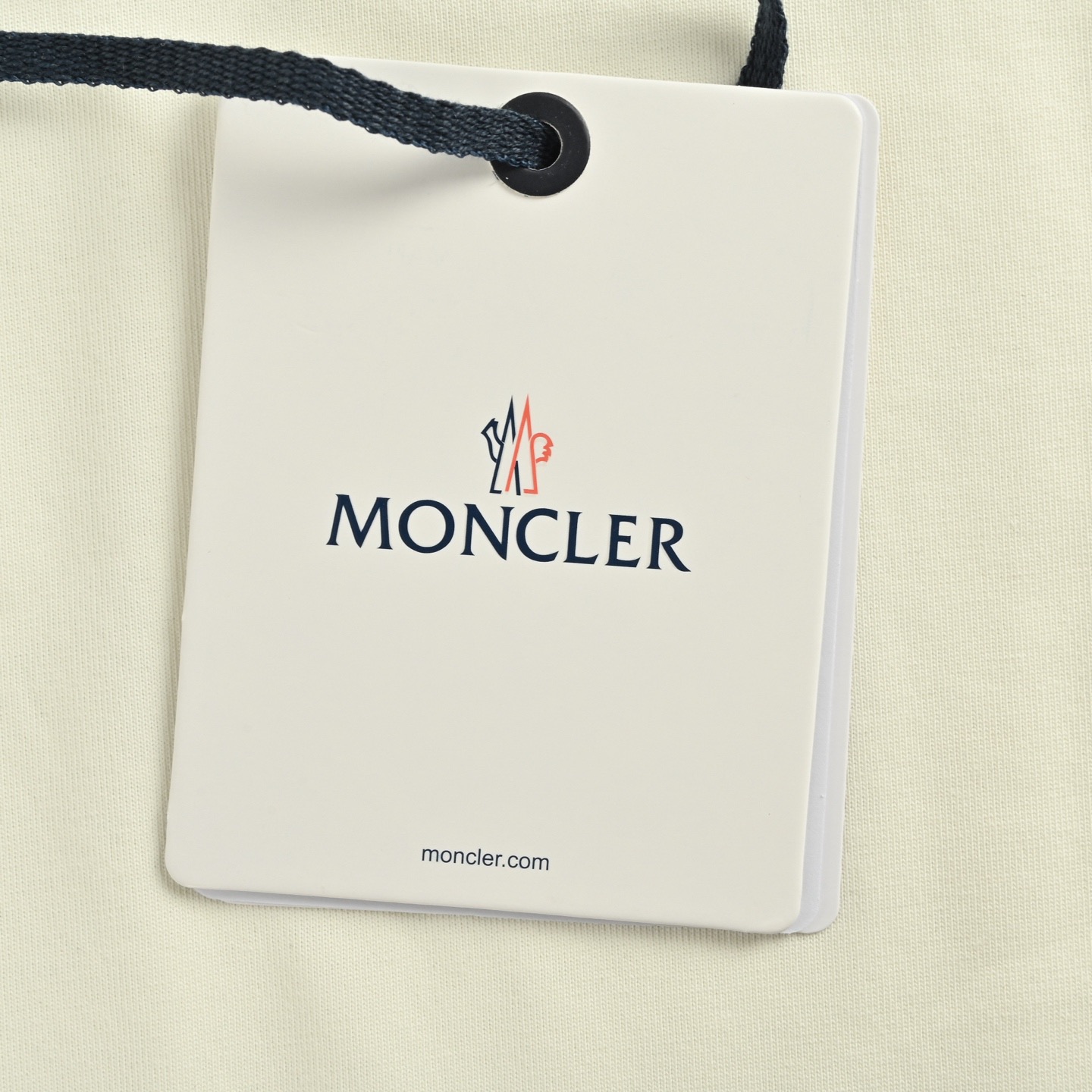 Moncler 25ss line double shadow letter print short sleeve