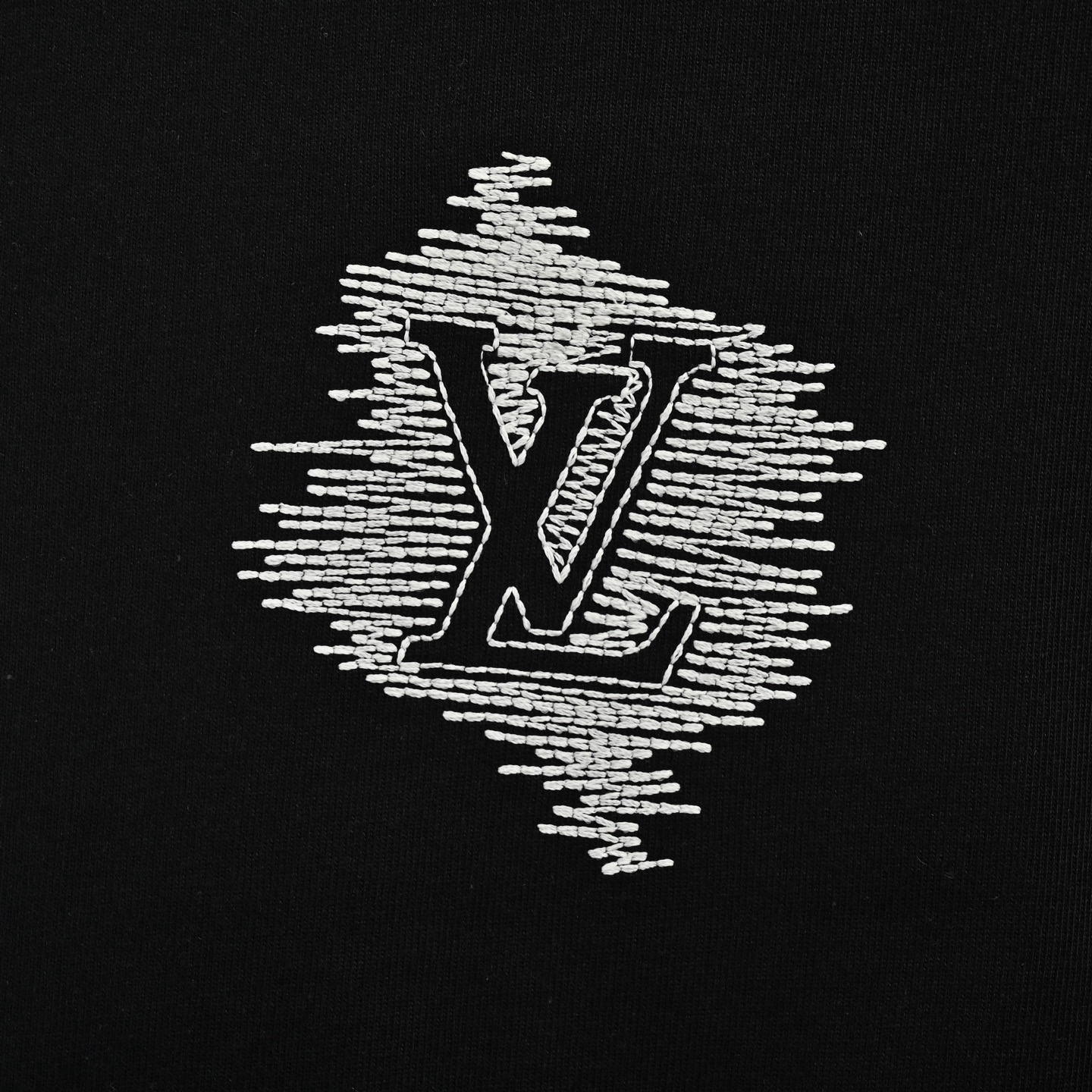 Louis Vuitton 25ss simple logo embroidered short sleeve