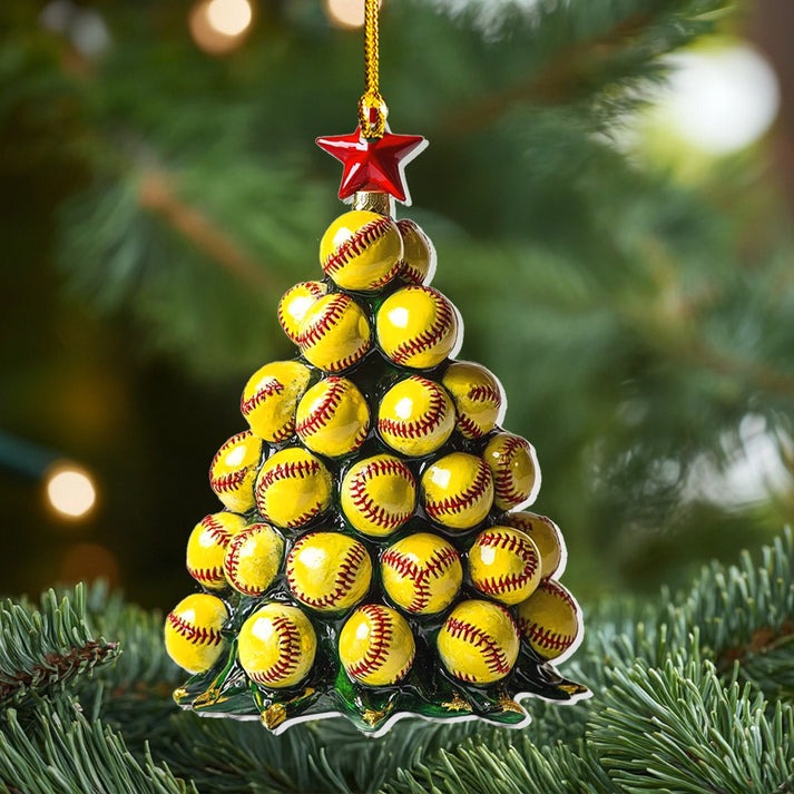 Sports Themed Christmas Tree Ornaments