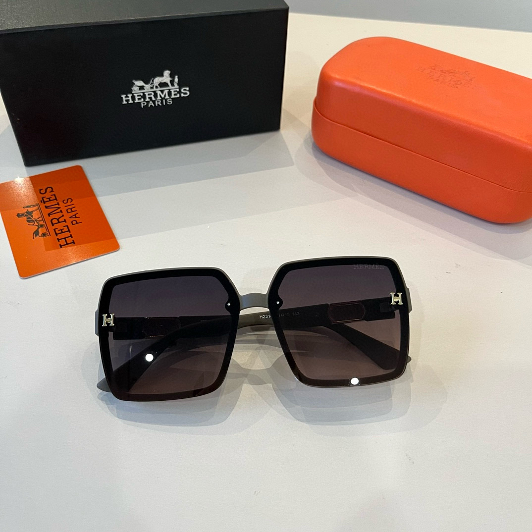 Hermes Square Frame Sunglasses