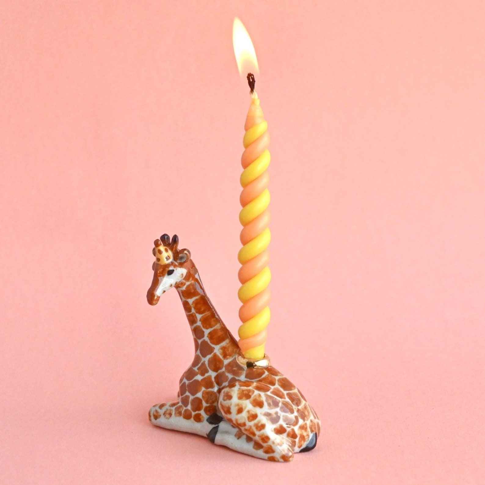 🎄CHRISTMAS ON SALE🔥Cake Topper | Handcrafted Porcelain Figurine | Birthday Candle Holder