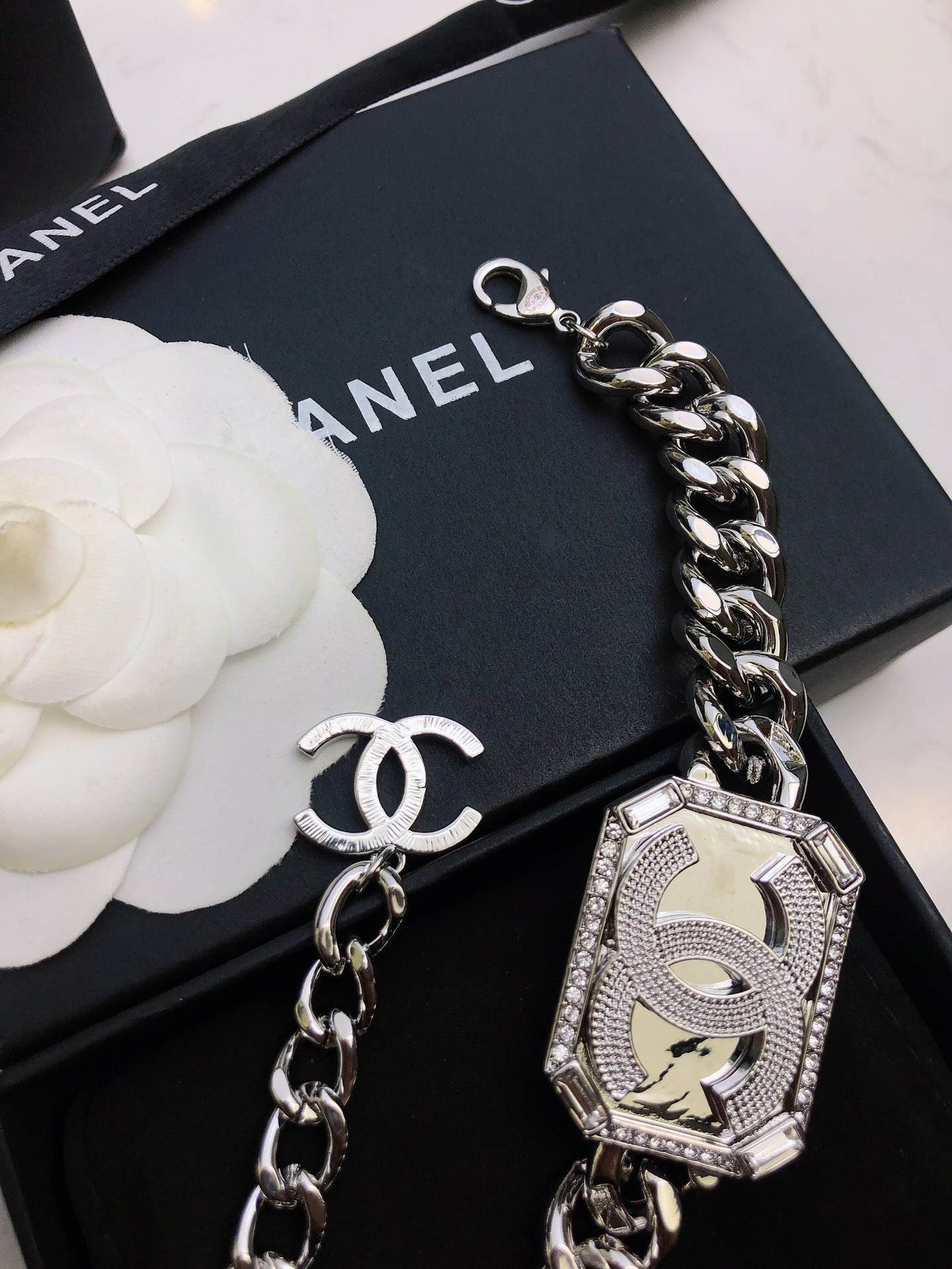 Chanel Flat Chain Bracelet