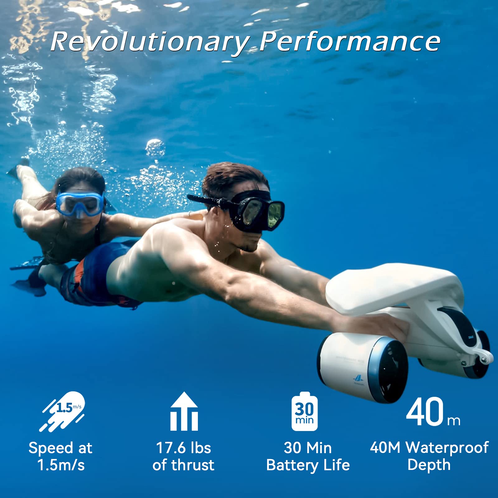 ☀Summer Sale🔥Dual Propeller Underwater Scooter