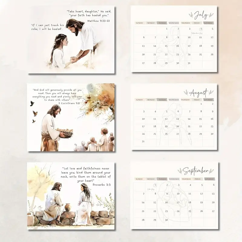 🎄Early New Year Sale 49% OFF🔥Christianity 2025 Bible Verse Calendar