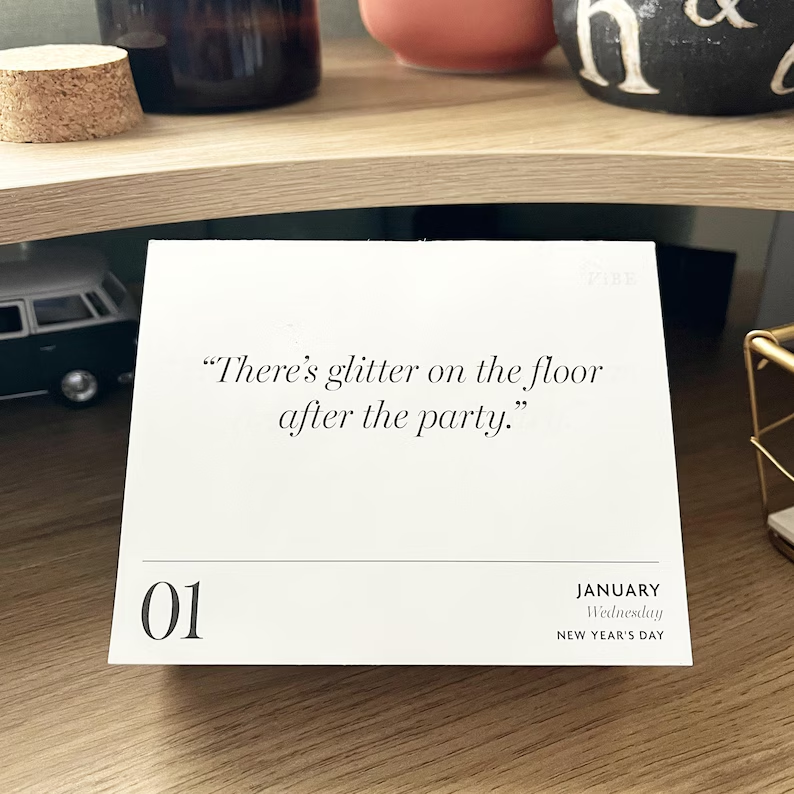 📅📅Daily TS Desktop Calendar 2025 Page